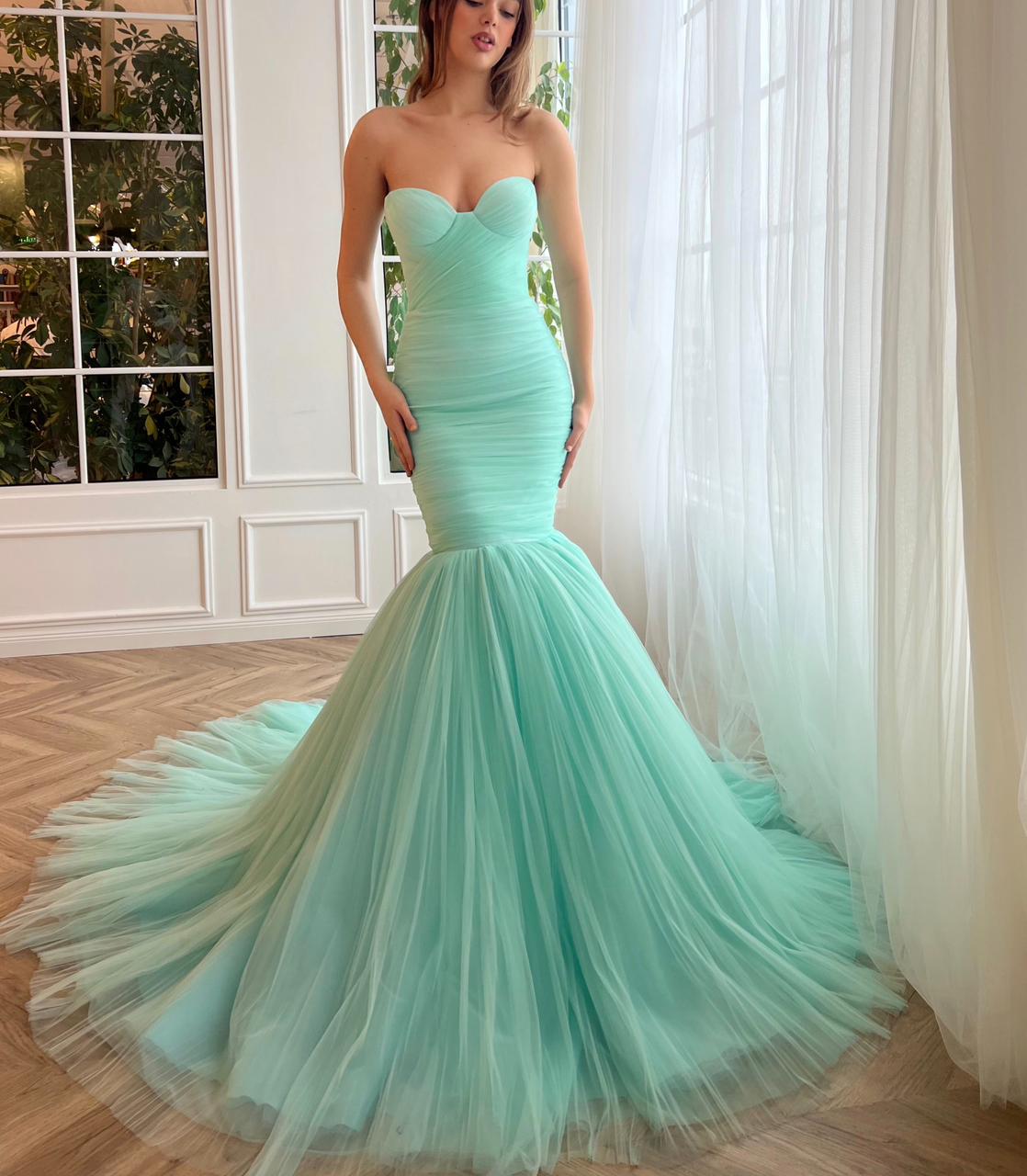mermaid style dress